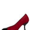 PRECISE-CP DV Red Suede Black Patent 6