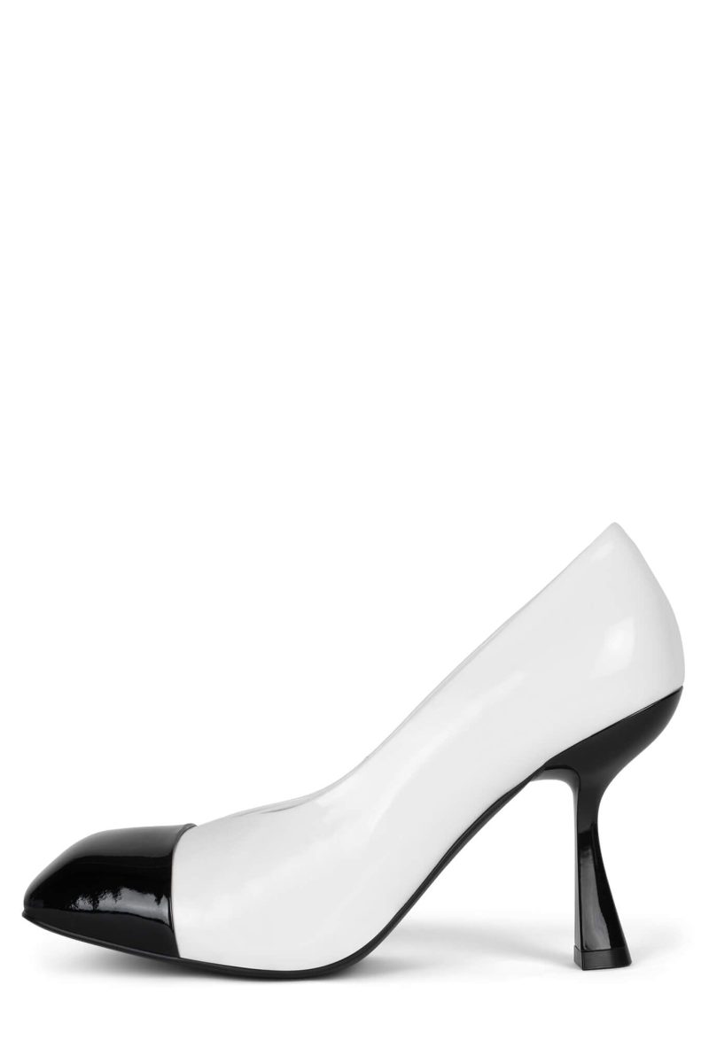 PRECISE-CP DV White Patent Black Patent 6