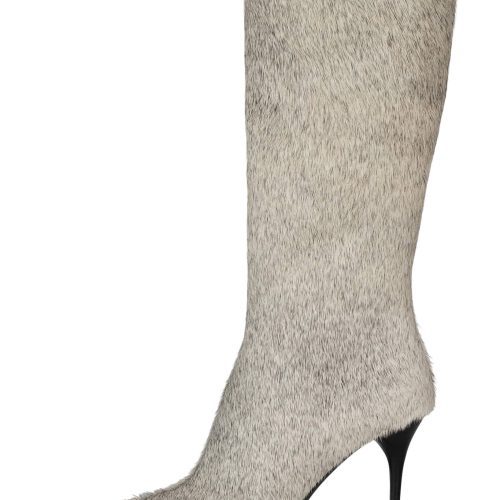 PROPOSAL-F Jeffrey Campbell Stiletto Boots Grey White Combo