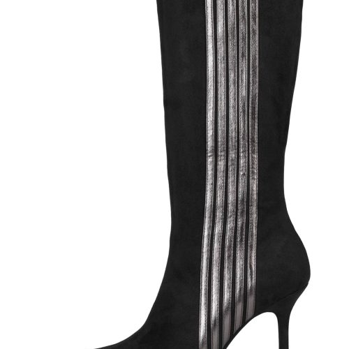 RACING Knee-High Boot YYH Grey Suede Pewter 6