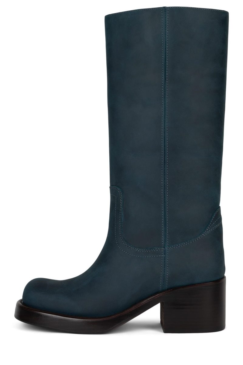 REFLECT Knee-High Boot YYH Teal CH Brown Stack 6