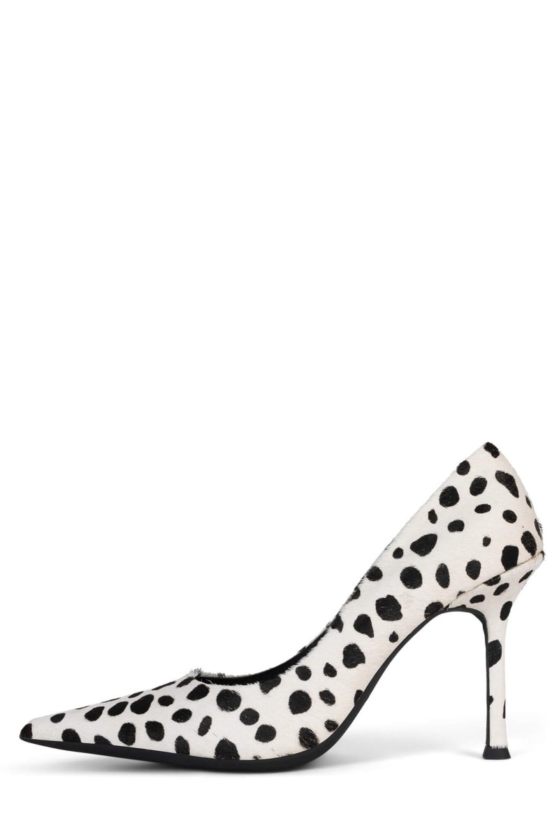 RISKTAKE-F Pump YYH Black White Dalmation 6