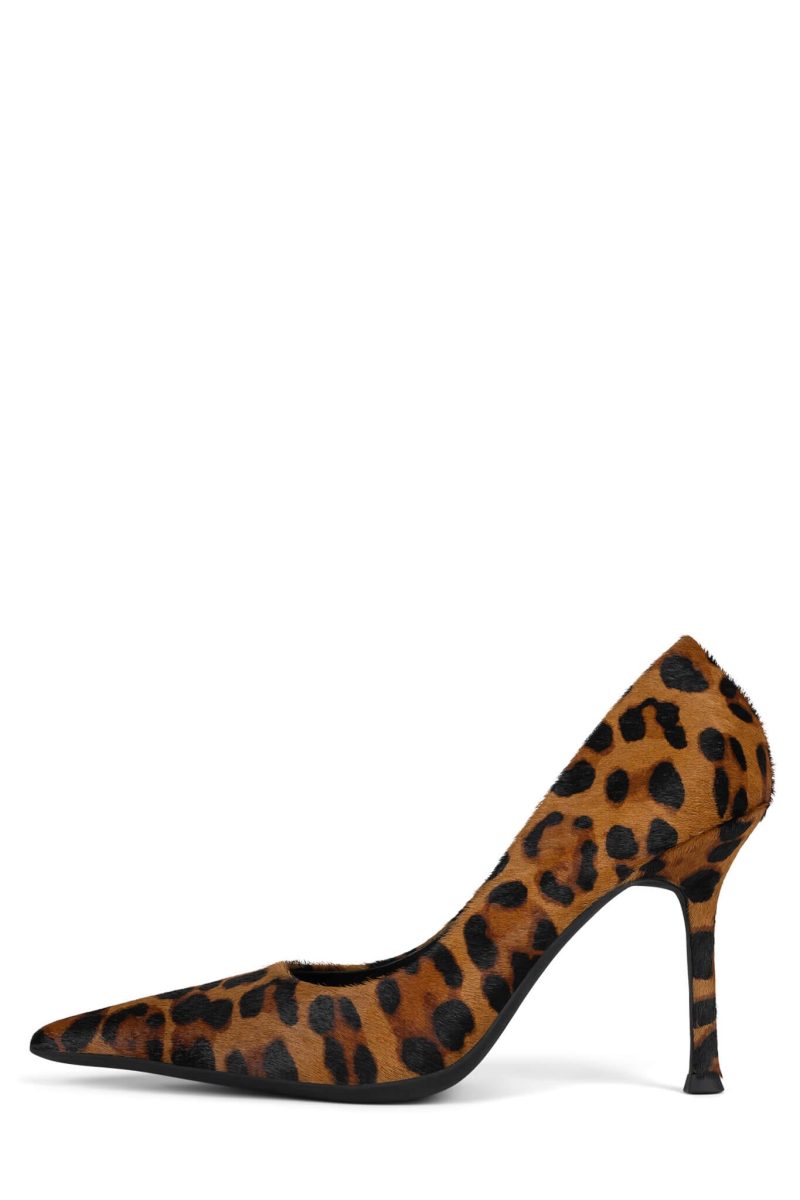 RISKTAKE-F Pump YYH Tan Brown Cheetah 6