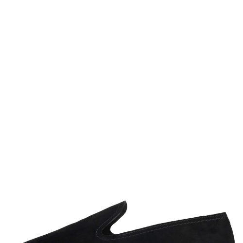 SPIN Jeffrey Campbell Flat Loafers Black Suede