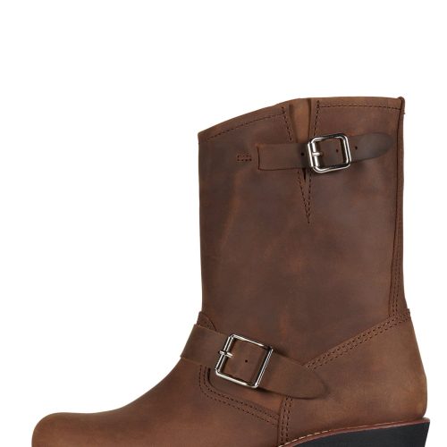 STANDOFF Jeffrey Campbell Moto Boot Brown Crazy Horse