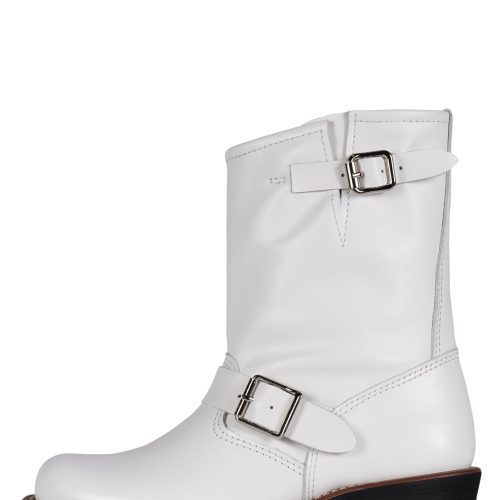 STANDOFF Jeffrey Campbell Moto Boot White