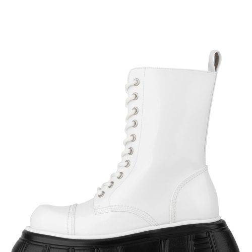 STOMP Platform Boot Jeffrey Campbell White Box 6 