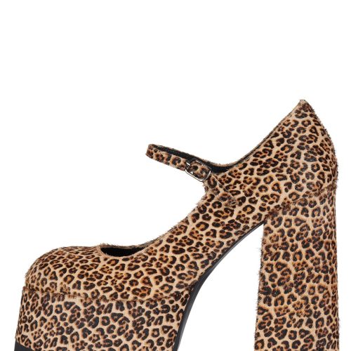 TEMPERS-F Jeffrey Campbell Baby Beige Brown Cheetah 6