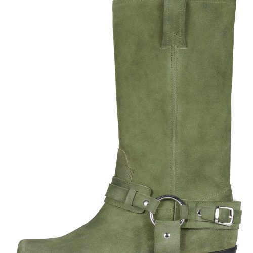 WAYLON HN Green Oiled Suede 6 