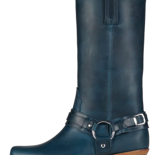 WAYLON Knee-High Boot HN Blue Crazy Horse 6 