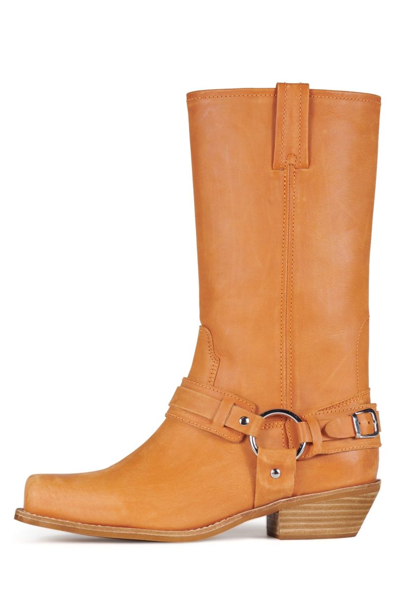 WAYLON Knee-High Boot HN Orange Washed 6