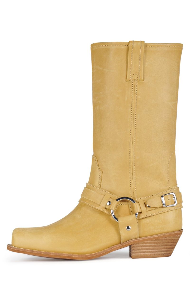 WAYLON Knee-High Boot HN Yellow Washed 6