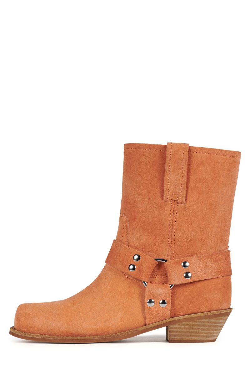 WAYLON-LO HN Burnt Orange Suede 6