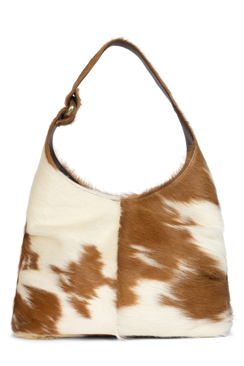 WONDER-F Bag Jeffrey Campbell Tan White Longhair One Size