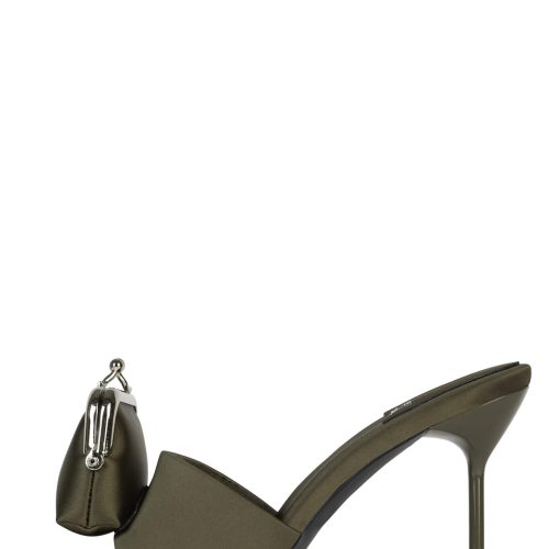 XTRA-COIN Jeffrey Campbell Heeled Sandal Olive Satin